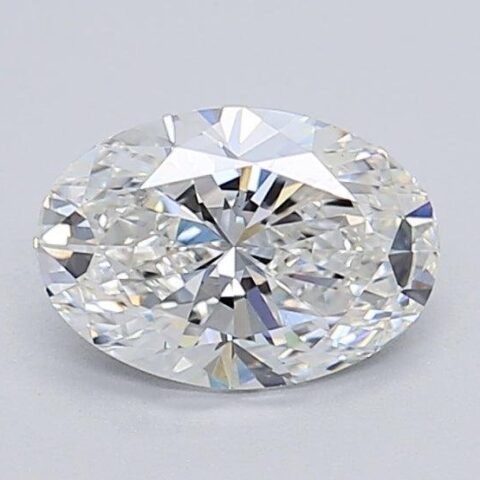 1.03 Carat Oval Shaped Excellent Cut F- VS2 Lab Grown Diamond
