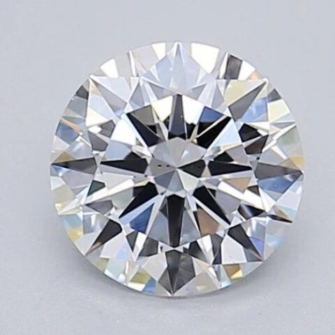 1.03 Carat Round Shaped Very Good Cut F- VS2 Lab Grown Diamond