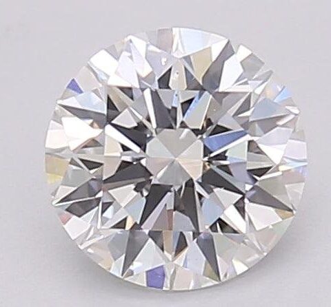 1.03 Carat Round Shaped Excellent Cut F- VS2 Lab Grown Diamond