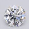 1.03 Carat Round Shaped Excellent Cut F- VS2 Lab Grown Diamond