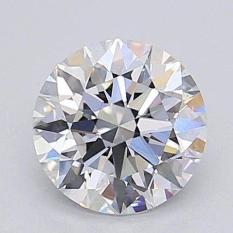 1.03 Carat Round Shaped Excellent Cut F- VS2 Lab Grown Diamond