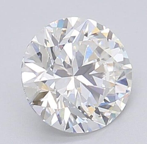 1.03 Carat Round Shaped Excellent Cut F- VS2 Lab Grown Diamond