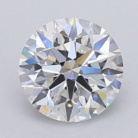 1.03 Carat Round Shaped Excellent Cut F- VS2 Lab Grown Diamond