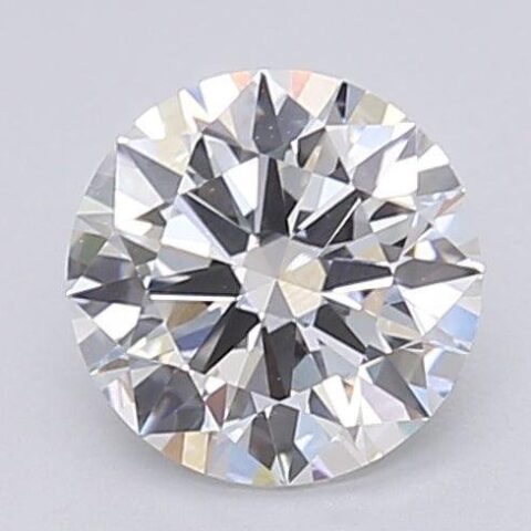 1.03 Carat Round Shaped Excellent Cut F- VS2 Lab Grown Diamond