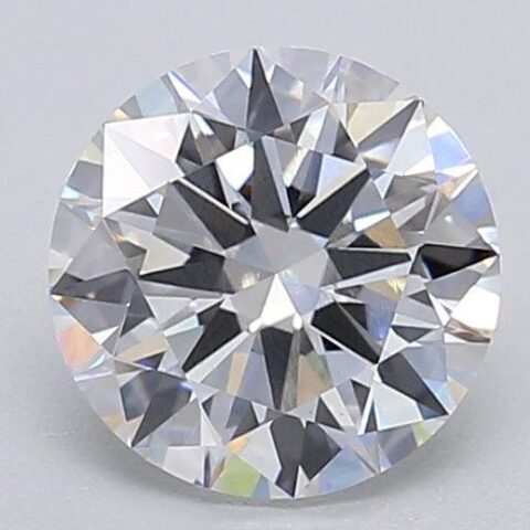1.03 Carat Round Shaped Excellent Cut F- VS2 Lab Grown Diamond