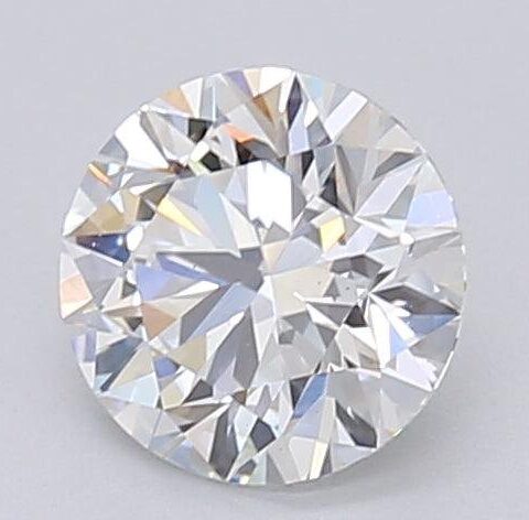 1.03 Carat Round Shaped Excellent Cut F- VS2 Lab Grown Diamond