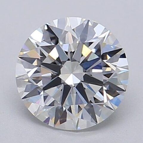 1.03 Carat Round Shaped Excellent Cut F- VS2 Lab Grown Diamond
