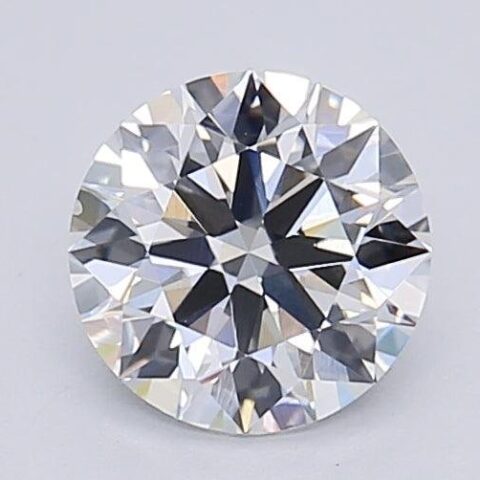 1.03 Carat Round Shaped Excellent Cut F- VS2 Lab Grown Diamond