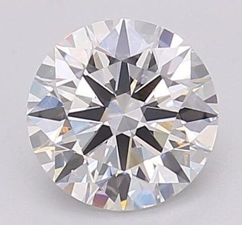 1.03 Carat Round Shaped Excellent Cut F- VS2 Lab Grown Diamond