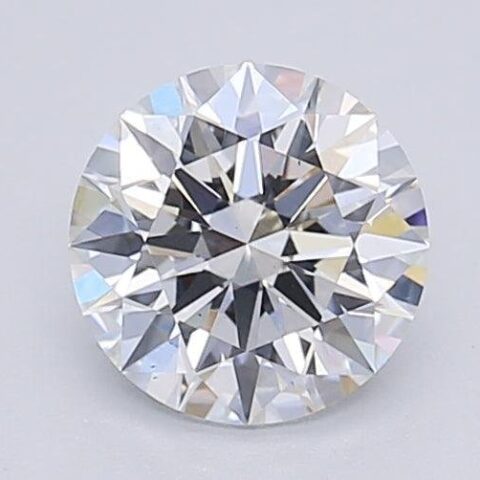 1.03 Carat Round Shaped Excellent Cut F- VS2 Lab Grown Diamond