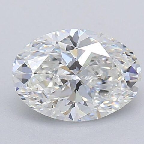 1.03 Carat Oval Shaped Excellent Cut F- VVS2 Lab Grown Diamond