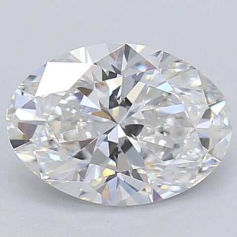 1.03 Carat Oval Shaped Excellent Cut F- VVS2 Lab Grown Diamond