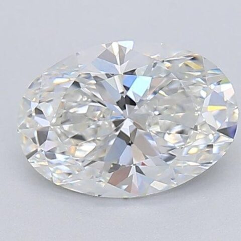 1.03 Carat Oval Shaped Excellent Cut F- VVS2 Lab Grown Diamond