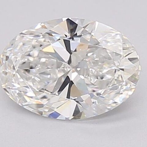 1.03 Carat Oval Shaped Excellent Cut F- VVS2 Lab Grown Diamond