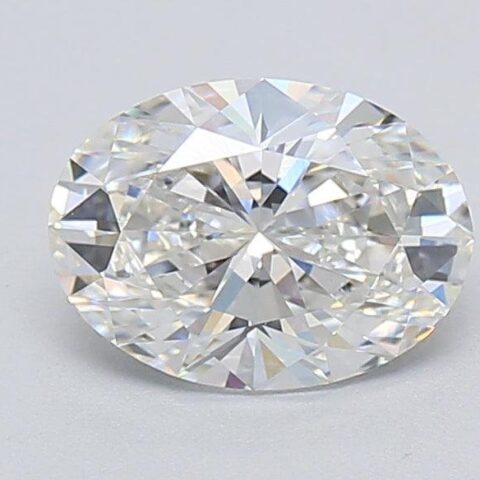 1.03 Carat Oval Shaped Excellent Cut F- VVS2 Lab Grown Diamond