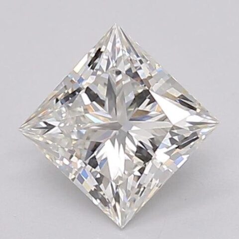 1.03 Carat Princess Shaped Excellent Cut F- VVS2 Lab Grown Diamond