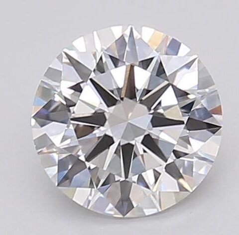 1.03 Carat Round Shaped Excellent Cut F- VVS2 Lab Grown Diamond