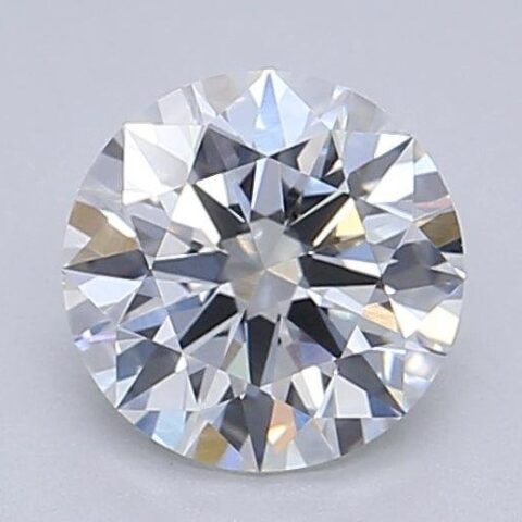 1.03 Carat Round Shaped Excellent Cut F- VVS2 Lab Grown Diamond