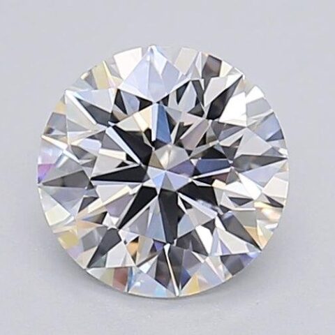 1.03 Carat Round Shaped Excellent Cut F- VVS2 Lab Grown Diamond