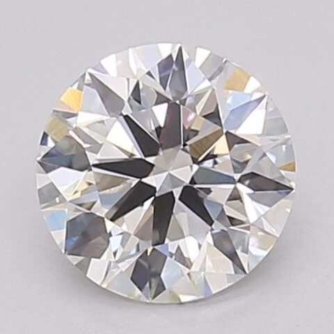 1.03 Carat Round Shaped Excellent Cut F- VVS2 Lab Grown Diamond