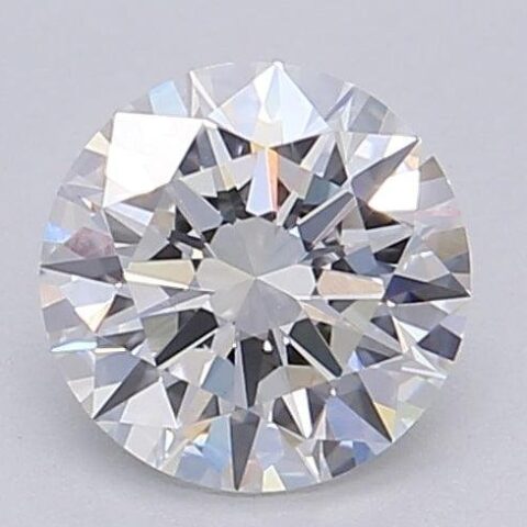 1.03 Carat Round Shaped Excellent Cut F- VVS2 Lab Grown Diamond