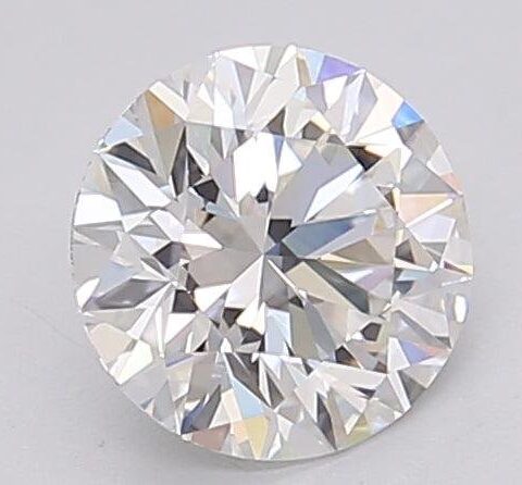1.03 Carat Round Shaped Excellent Cut F- VVS2 Lab Grown Diamond