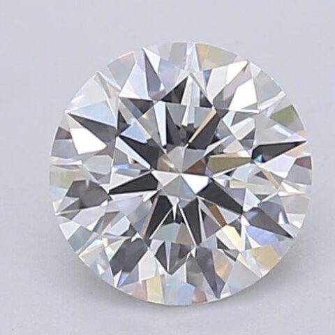 1.03 Carat Round Shaped Excellent Cut F- VVS2 Lab Grown Diamond
