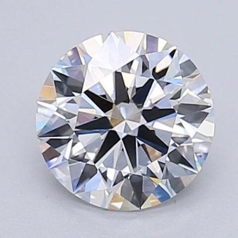 1.03 Carat Round Shaped Excellent Cut F- VVS2 Lab Grown Diamond