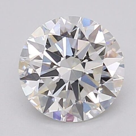 1.03 Carat Round Shaped Excellent Cut F- VVS2 Lab Grown Diamond
