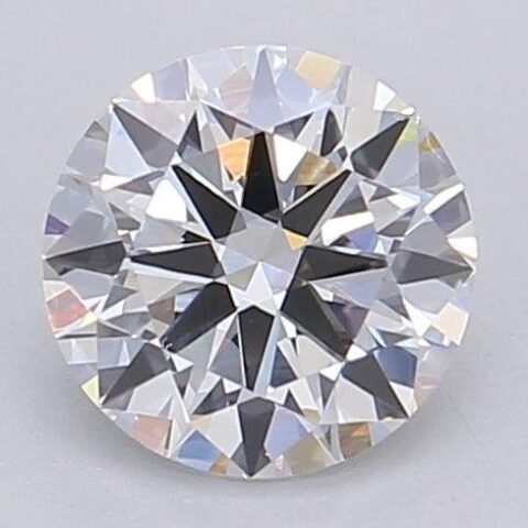 1.03 Carat Round Shaped Excellent Cut F- VVS2 Lab Grown Diamond