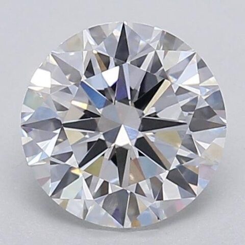 1.03 Carat Round Shaped Excellent Cut F- VVS2 Lab Grown Diamond