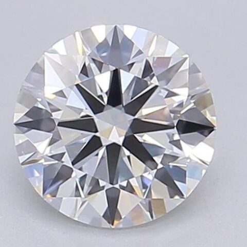 1.03 Carat Round Shaped Excellent Cut F- VVS2 Lab Grown Diamond