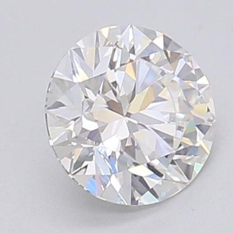 1.03 Carat Round Shaped Excellent Cut F- VVS2 Lab Grown Diamond