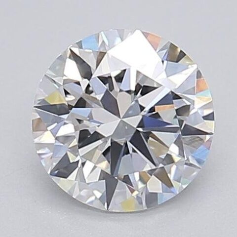 1.03 Carat Round Shaped Excellent Cut F- VVS2 Lab Grown Diamond
