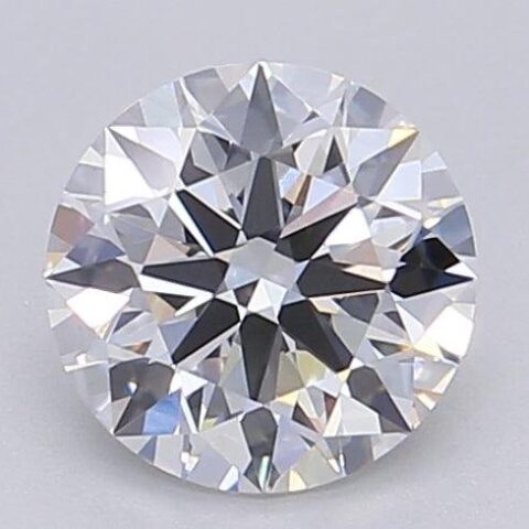 1.03 Carat Round Shaped Excellent Cut F- VVS2 Lab Grown Diamond