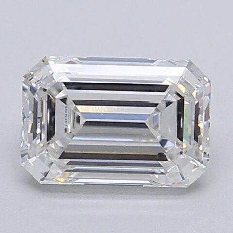 1.03 Carat Emerald Shaped Excellent Cut G- VS1 Lab Grown Diamond
