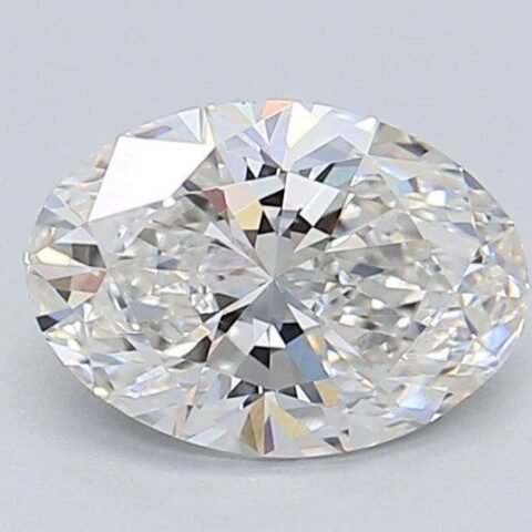 1.03 Carat Oval Shaped Excellent Cut G- VS1 Lab Grown Diamond