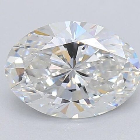 1.03 Carat Oval Shaped Excellent Cut G- VS1 Lab Grown Diamond