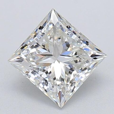 1.03 Carat Princess Shaped Excellent Cut G- VS1 Lab Grown Diamond
