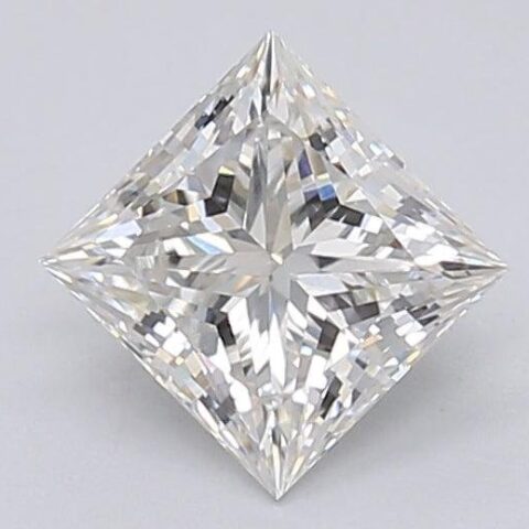 1.03 Carat Princess Shaped Excellent Cut G- VS1 Lab Grown Diamond