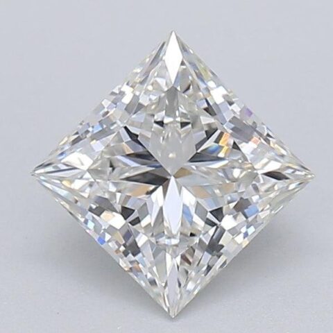 1.03 Carat Princess Shaped Excellent Cut G- VS1 Lab Grown Diamond
