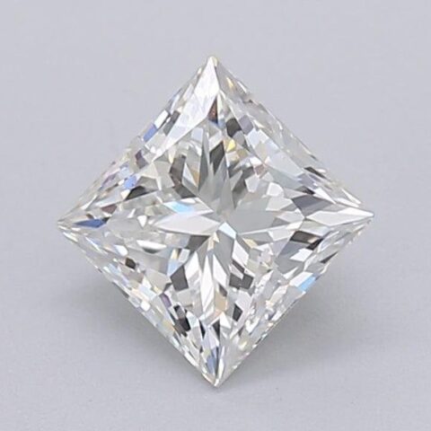 1.03 Carat Princess Shaped Excellent Cut G- VS1 Lab Grown Diamond