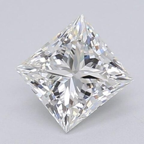 1.03 Carat Princess Shaped Excellent Cut G- VS1 Lab Grown Diamond