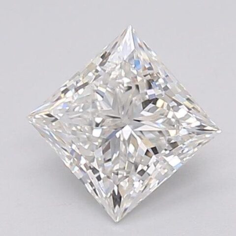 1.03 Carat Princess Shaped Excellent Cut G- VS1 Lab Grown Diamond