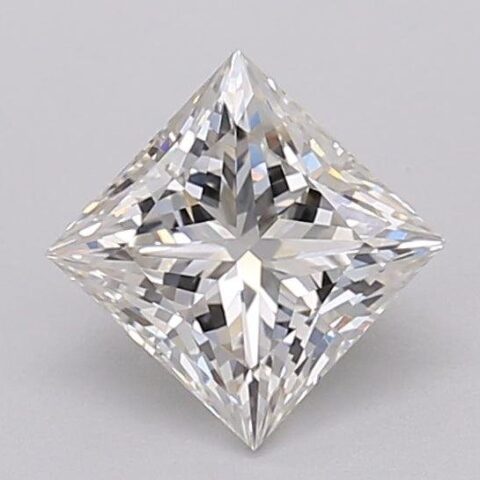 1.03 Carat Princess Shaped Excellent Cut G- VS1 Lab Grown Diamond