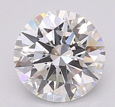 1.03 Carat Round Shaped Excellent Cut G- VS1 Lab Grown Diamond
