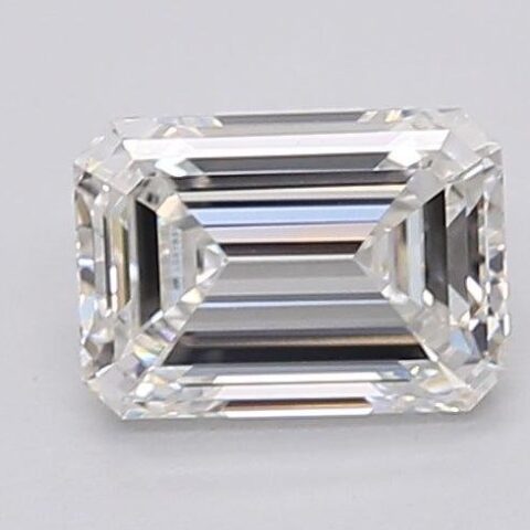 1.03 Carat Emerald Shaped Excellent Cut G- VVS2 Lab Grown Diamond