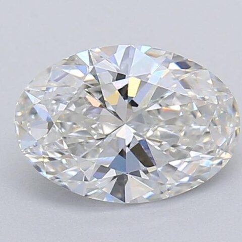 1.03 Carat Oval Shaped Excellent Cut G- VVS2 Lab Grown Diamond