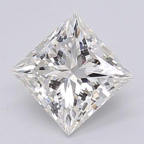 1.03 Carat Princess Shaped Excellent Cut G- VVS2 Lab Grown Diamond