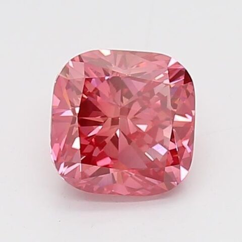 1.03 Carat Cushion Shaped Good Cut Pink- SI1 Lab Grown Diamond
